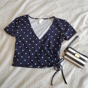 Polka Dot Crop Top